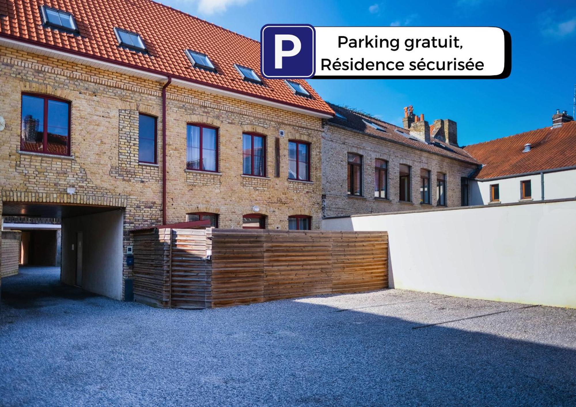 Appartement - Parking Prive Gratuit, Proche Centre-Ville Et Gare De Saint-Omer Сент Омер Екстериор снимка